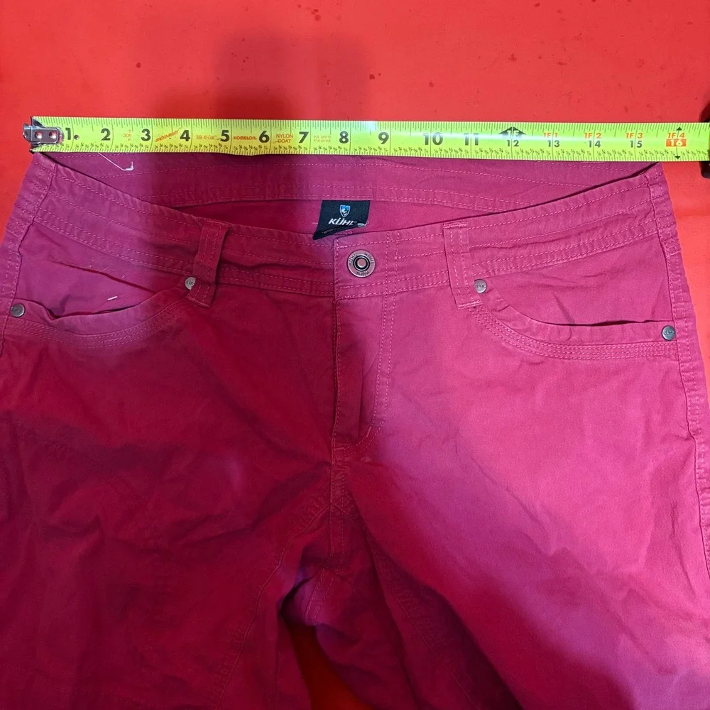KUHL Pink Twill Casual Shorts Women Size 8 Cargo Pockets Outdoor‎ - Picture 7 of 11